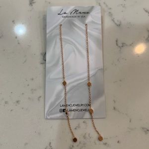 La Meno 18k Rose Gold Earrings